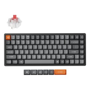 Keychron K2 Max tastatur Universel USB + RF Wireless + Bluetooth Sort, Gr�
