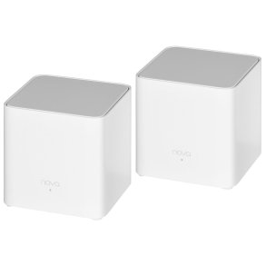 Tenda MX3 (2-PACK) mesh Wi-Fi-system Dual-band (2,4 GHz / 5 GHz) Wi-Fi 6 (802.11ax) Hvid 1 Intern