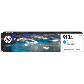 HP Original 913A PageWide-patron, cyan