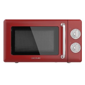 Cecotec 01710 mikrob�lgeovn R�d, Rustfrit st�l Grill mikroovn Bordplade 20 L 700 W