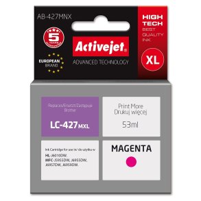 Activejet AB-427MNX Bl�k til Brother-printer, erstatning for Brother LC-427MXL; Supreme; 53 ml; lilla