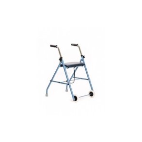 To-hjulet rehabiliteringshjlpemiddel - rollator Bl sort