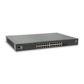 LevelOne GTL-2881 netv�rksswitch Administreret L3 Gigabit Ethernet (10/100/1000) Gr�
