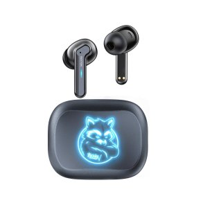 Buxton BTW 8200 Racoon - Tr�dl�se in-ear-h�retelefoner med opladningsetui, hvide