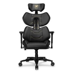 COUGAR Terminator Elite Gold PC gamingstol Polstret s�de Sort, Guld