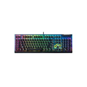 Razer BlackWidow V4 X - Fortnite Edition tastatur Spil USB US engelsk Sort