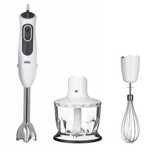 Braun MQ 3135 WH Sauce 0,5 L Nedsnkning blender 750 W Sort, Hvid