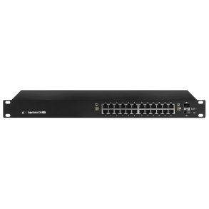 Ubiquiti ES-24-250W netvrksswitch Administreret L2/L3 Gigabit Ethernet (10/100/1000) Strm over Ethernet (PoE) 1U Sort