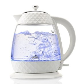 Eta Crystal elkedel 1,7 L 2200 W Transparent, Hvid