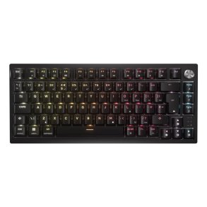 Corsair K65 PLUS tastatur Spil USB + RF Wireless + Bluetooth QWERTY US engelsk Sort