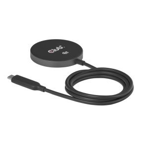 CLUB3D CAC-3027 oplader til mobil enhed Smartphone, Universel Sort DC Tr�dl�s opladning Hurtig opladning Indend�rs