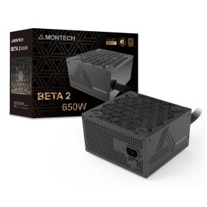 Montech BETA 2 enhed til str�mforsyning 650 W 20+4 pin ATX ATX Sort