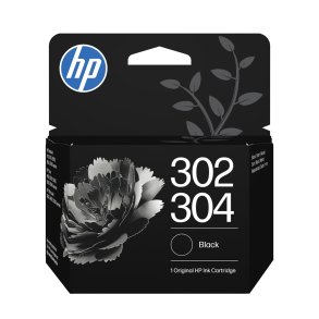 HP Original 302/304-bl�kpatron, sort