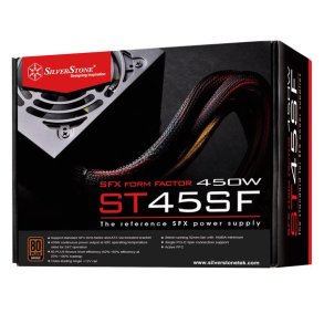 Silverstone ST45SF enhed til str�mforsyning 450 W 20+4 pin ATX SFX Sort
