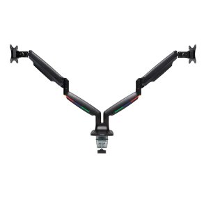 Kensington SmartFit One-Touch-arm til to sk�rme, som kan justeres i h�jden