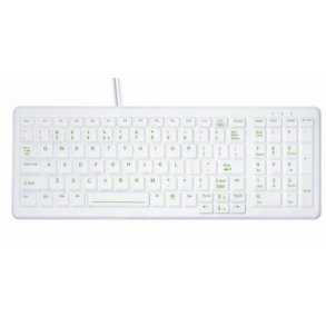 Contour Design Active Key AK-C7000 tastatur Kontor USB QWERTZ Tysk Hvid