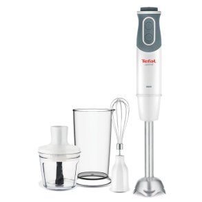 Tefal Optichef HB6431 0,8 L Nedsnkning blender 800 W Kvarts metallisk, Hvid