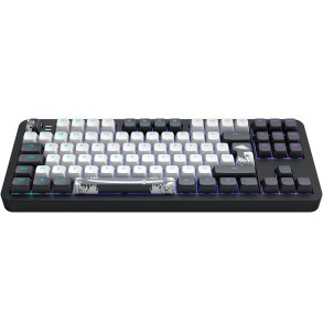 Dark Project DPKB_BUSHIDO_87_ISO tastatur Spil USB QWERTZ Dansk, Engelsk, Finsk, Tysk, Nordisk, Norsk, Spansk, Svensk, UK engelsk, UK international Sort