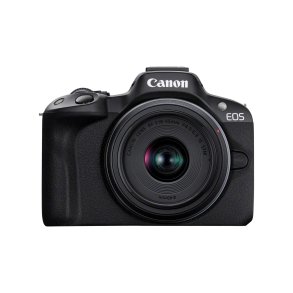 Canon EOS R50, Black + RF-S 18-45mm F4.5-6.3 IS STM Kit MILC 24,2 MP CMOS 6000 x 4000 pixel Sort