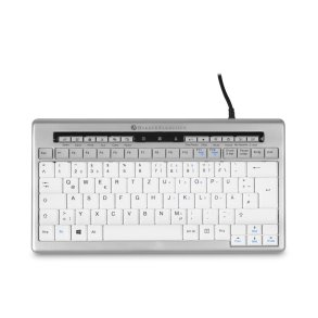 BakkerElkhuizen S-board 840 tastatur Kontor USB QWERTZ Tysk Lys gr�, Hvid