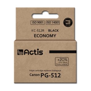 Actis KC-512R Blk (Canon udskiftning PG-512; Standard; 15 ml; sort)