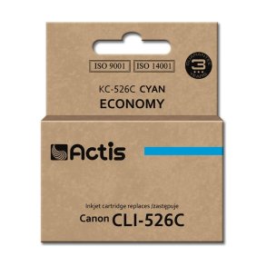 Actis KC-526C blk (Canon CLI-526C erstatning; Standard; 10 ml; bl)