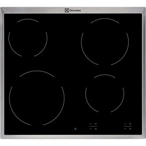 Electrolux EHF16240XK kogeplade Sort Indbygget keramisk kogeplade 4 zone(r)