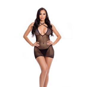 Kjole Pink Lipstick Sort (Onesize)