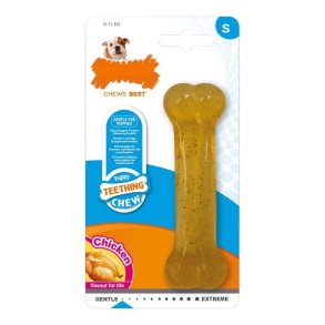 Hund Bidering Nylabone Strrelse S Kylling Termoplastisk Hvalpe