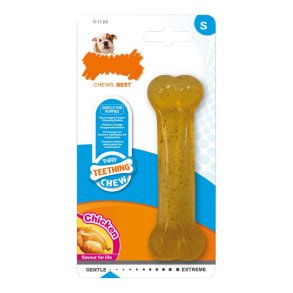 Hund Bidering Nylabone Strrelse M Kylling Termoplastisk Hvalpe