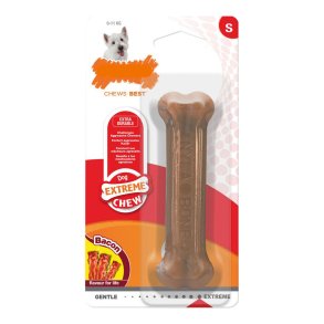 Hund Bidering Nylabone Dura Chew Bacon Strrelse S Nylon