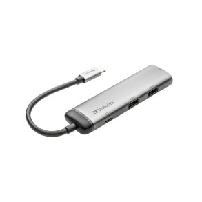 USB Hub Verbatim S�lvfarvet