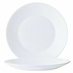 Desserttallerken Arcoroc Restaurant 6 enheder Hvid Glas (� 19,5 cm)