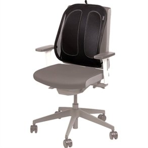 Rygln Fellowes 9191301 Ergonomisk Justerbar Sort Plastik