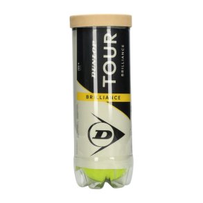 Tennisbolde Dunlop D TB TOUR BRILLANCE 3 PET 601620 Gul