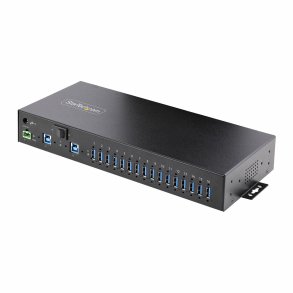 7-Port USB Hub Startech S5G16AINDS-USB-A-HUB Sort