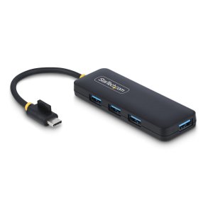 4-Port USB-C Hub Startech H5C4A-USB-HUB Sort