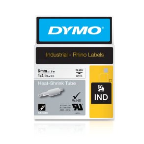Lamineret tape til mrkningsmaskiner ID1-6 Dymo 18051 Hvid