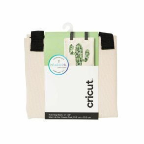 Ikke-smeltbar pose til skreplotter Cricut Tote Sort Beige