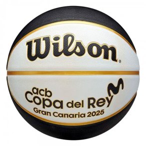 Basketball Wilson Copa del Rey Hvid 7 (St�rrelse 7)