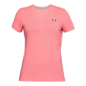 Kort�rmet T-shirt til Kvinder Under Armour 1289650-819 Pink (XS)