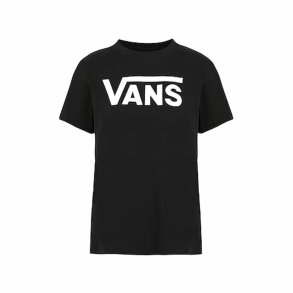 Kortrmet T-shirt til Kvinder Vans Flying Sort