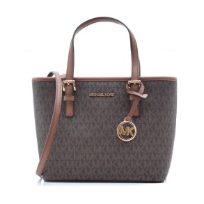 Hndtasker til damer Michael Kors 35T9GTVT0B-BROWN Brun 22 x 18 x 10 cm