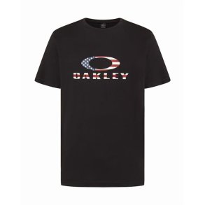 Kort�rmet T-shirt til M�nd Oakley O Bark 2.0 Sort