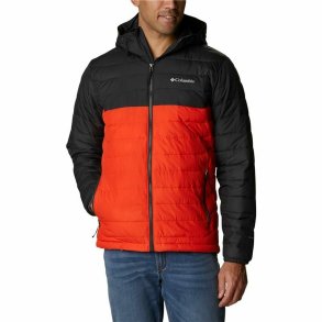 Sport Jakke til M�nd Columbia  Powder Lite Sort Orange