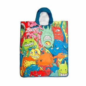 Poncho-h�ndkl�de med H�tte Head 467440-CRA R�d