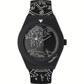 Herreur Timex Q X KEITH HARING SPECIAL EDT. Sort ( 38 mm)
