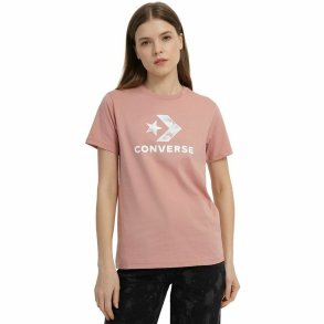 Kort�rmet T-shirt til Kvinder Converse Seasonal Star Chevron Pink