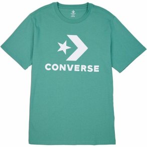 Unisex Kortrmet T-shirt Converse Standard Fit Center Front Large Grn