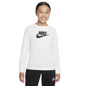 B�rne Kort�rmet T-shirt Nike CZ1260-100 Hvid